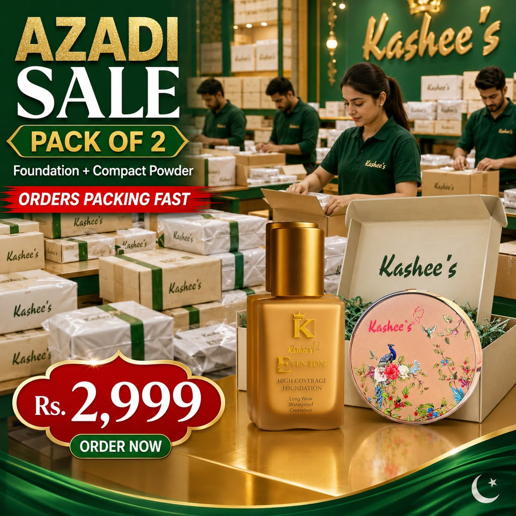 Kashee's Deal Foundation+Compact Powder For All Skin Type