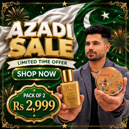 Kashee's Deal Foundation+Compact Powder For All Skin Type